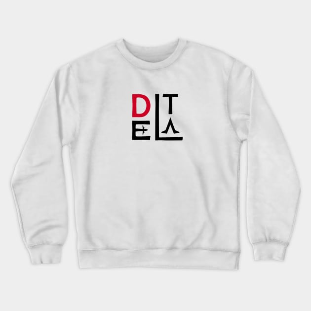 DELTA Aviation Phonetic Alphabet Pilot Airplane Crewneck Sweatshirt by For HerHim